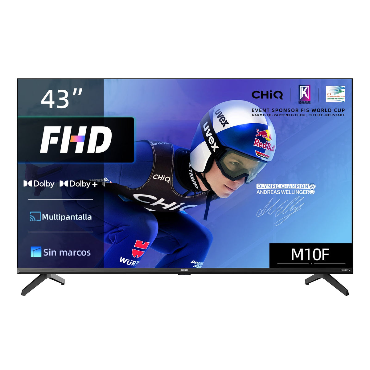 Smart TV CHiQ 40F621FR FHD Roku TV