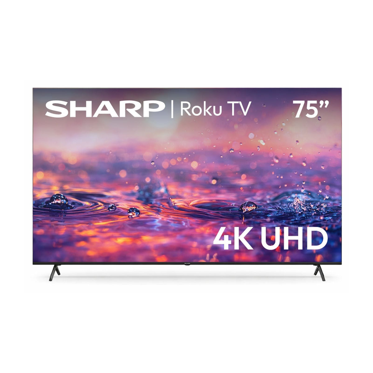 Televisión Pantalla 75 Pulgadas Sharp Roku TV QLED 4K UHD 4TC75HM6320U