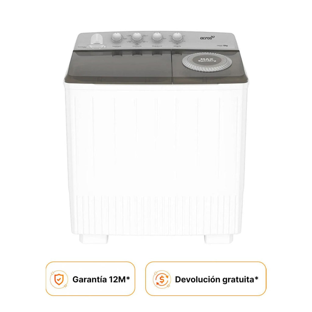 Acros Lavadora Semi Automática 19kg ALD1945JE Doble Tina MaxSpinDry
