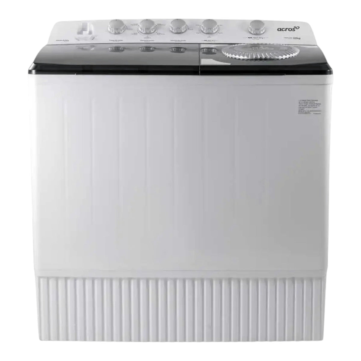Acros Lavadora Semiautomática ALD2245SE Dos Tinas Max Capacity