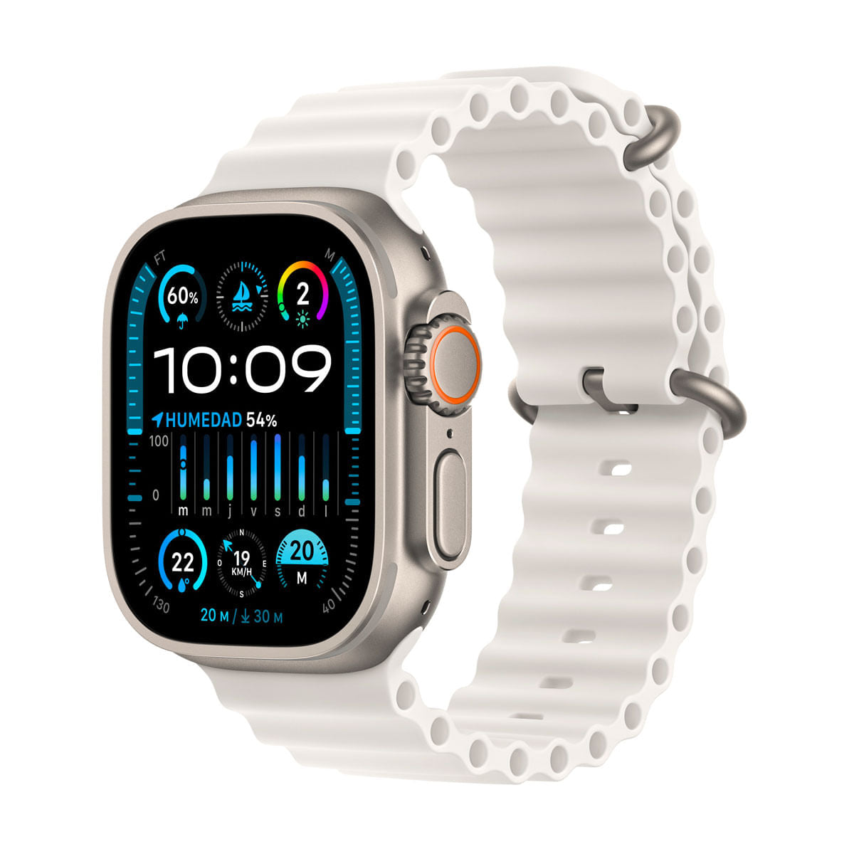 Apple Watch Ultra 2 GPS + Cellular 49mm Caja de Titanio