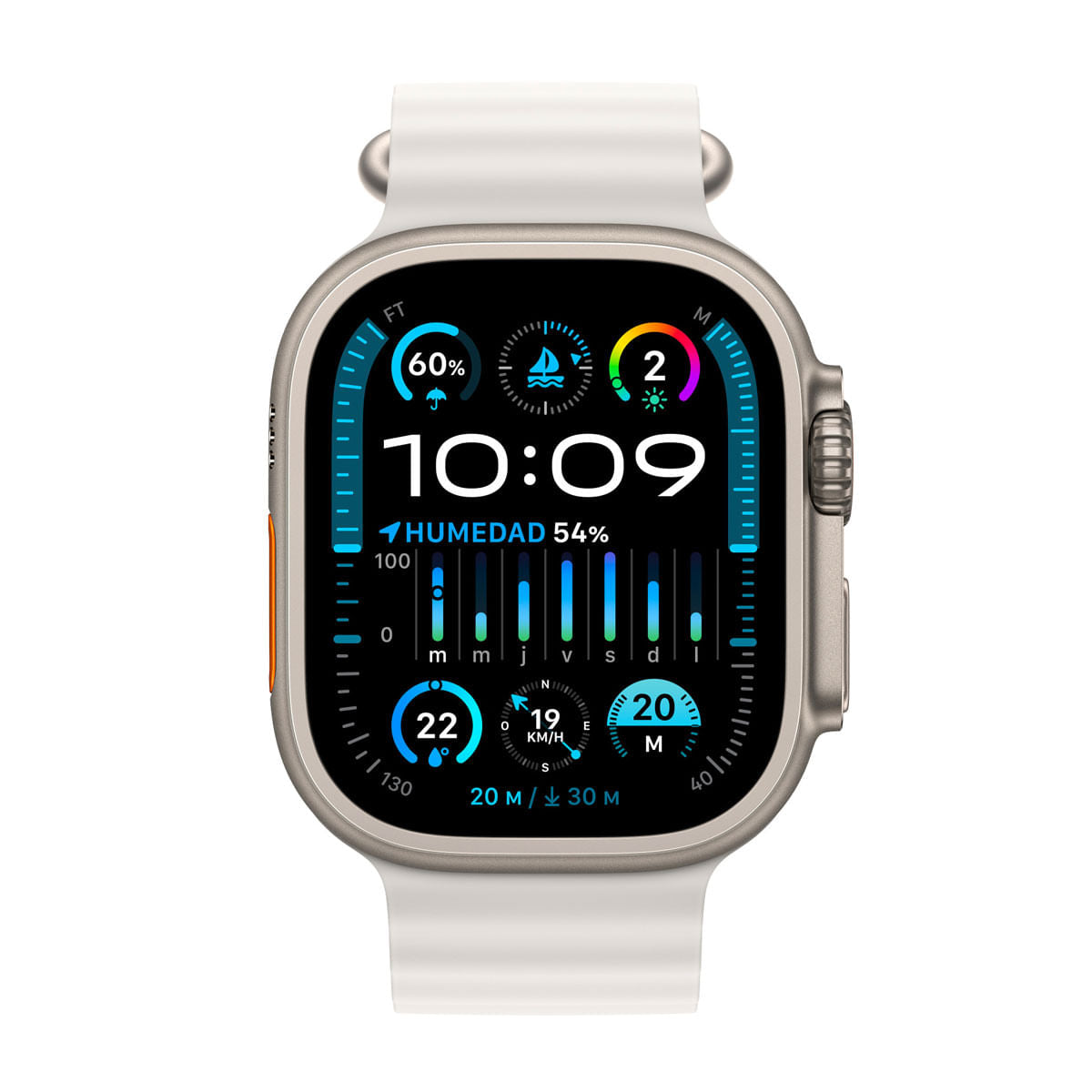 Apple Watch Ultra 2 GPS + Cellular 49mm Caja de Titanio