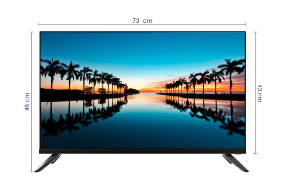JVC Pantalla Smart TV SI32RF HD Roku Tv 32"