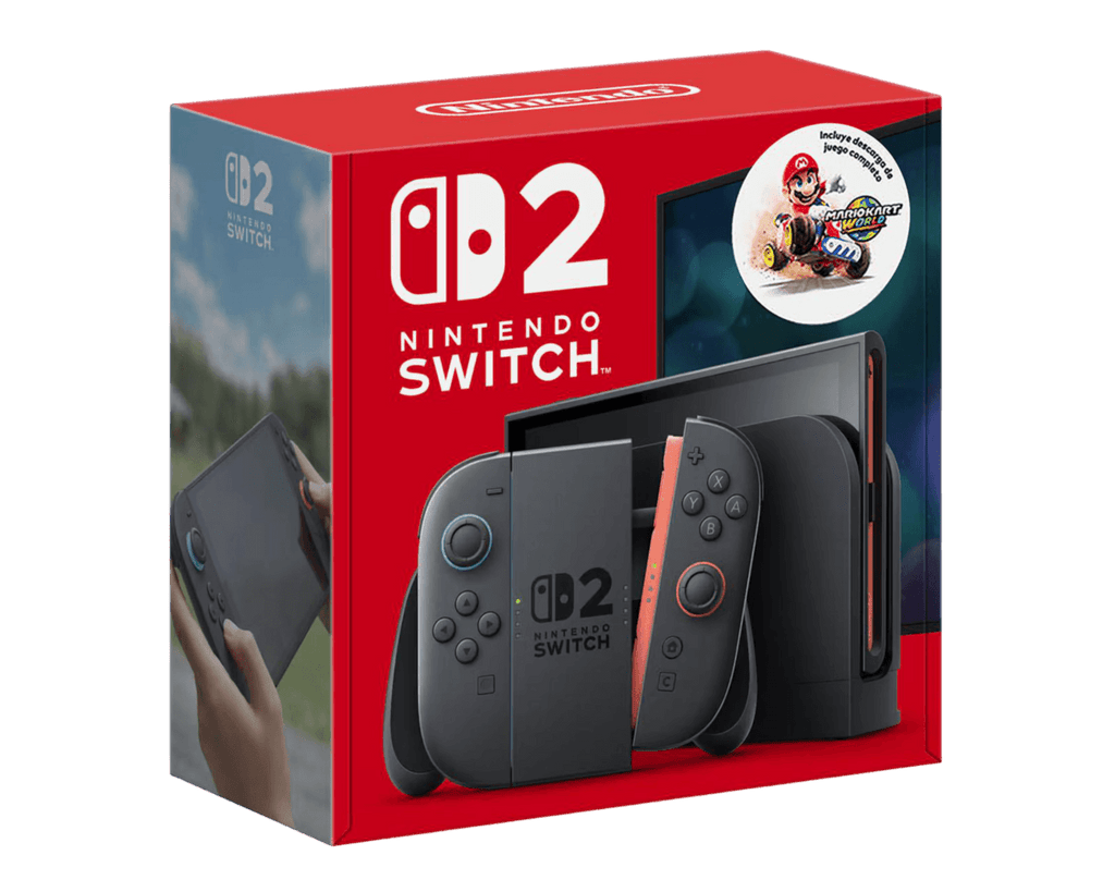 Nintendo Switch 2 256GB + Mario Kart World Versión Internacional Negro