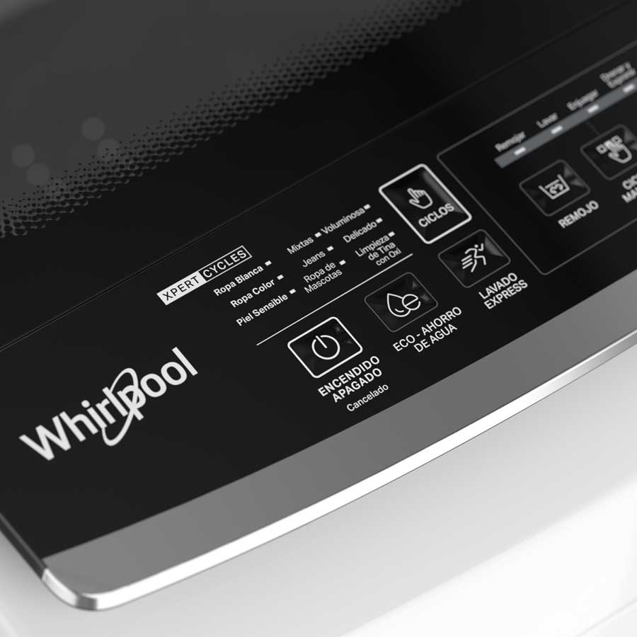 Lavadora Whirlpool Carga Superior Impeller Xpert System Blanca 20 kg