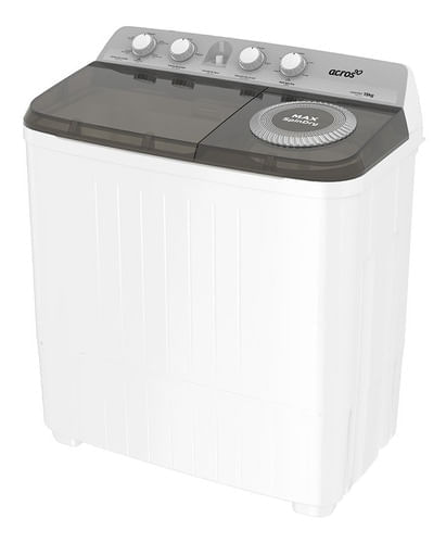 Lavadora Semiautomática Acros Dos tinas MaxSpin Dry 15kg