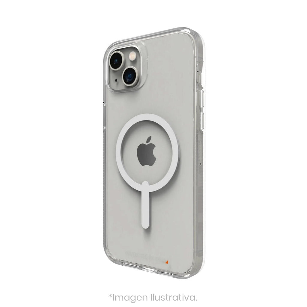 Gear4 Funda Crystal Palace Snap compatible MagSafe iPhone 14 Plus Transparente