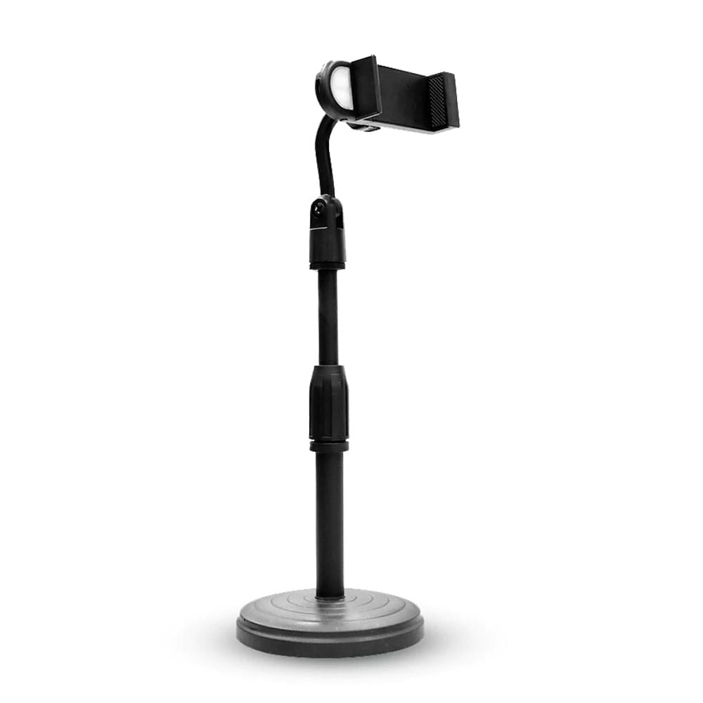 STF Instant Star Soporte para celular con luz LED Negro